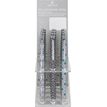 3664447136264-Stylo plume Géométrique - 3 decors assortis - Oberthur--0