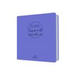 Agenda Camelia - 1 semaine sur 2 pages - 16,5 x 16,5 cm - lilas - Oberthur
