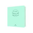 Agenda Camelia - 1 semaine sur 2 pages - 16,5 x 16,5 cm - lagon - Oberthur