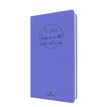 Agenda Camelia 16 poche - 1 semaine sur 2 pages - 9,5 x 17,5 cm - lilas - Oberthur