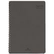 Agenda à spirale Grenade 25 - 1 semaine sur 2 pages - gris - Oberthur