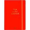 Bullet Agenda - 1 semaine sur 2 pages - 15,5 x 21,5 cm - corail - Oberthur