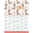 3664447149745-Calendrier Sakura - 6 mois par face - 33,5 x 43 cm - Oberthur-P_405132138_1-0