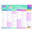 3664447149639-Calendrier Mon Academie - 6 mois par face - Zone A - 33,5 x 43 cm - Oberthur-P_405132145_1-0