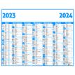 3664447138497-Calendrier Classique - 7 mois par face - 21 x 26,5 cm - Oberthur-P_405132152_1-0