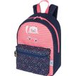 3664447148199-Petit Sac à dos Chaton - 1 compartiment - corail et marine - Oberthur-P_405132276_1-0