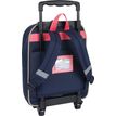 3664447148205-Petit Sac à dos à roulettes Chaton - 1 compartiment - corail et marine - Oberthur-P_405132277_2-1