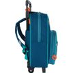 3664447148311-Petit Sac à dos à roulettes Dino - 1 compartiment - marine et bleu - Oberthur-P_405132283_5-4