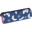 3664447148113-Trousse ronde Les Scolaires Garçon - 1 compartiment - marine et bleu - Oberthur-P_405132305_1-0