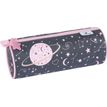 3664447150345-Trousse ronde Cosmic Girls - 1 compartiment - gris anthracite - Oberthur-P_405132314_1-0