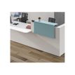 3253310512566-Burocean Ola - Receptionist desk shelf - rectangular - arcilla azul - carbón base-P_405132711_1-2