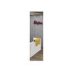 3253310340473-Tablette pour banque d'accueil OLA - réglable en hauteur - L140 x P30 cm - equerre carbone (A positionner sur module haut ou ret-P_405132743_2-4