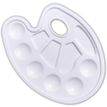 3134725016088-Cléopâtre - Palette de peinture en plastique ovale - blanche-P_405132759_1-0