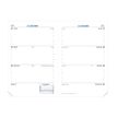 3371010481064-Quo Vadis - Agenda - Sapa X - Semainier Horizontal - Français - Impala - Bleu - 12 mois de janvier à décembre - 10x15 cm - Papier Clairefontaine blanc - Fabri--1