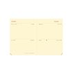3371010480111-Quo Vadis - Agenda - Mini 2 Days Prestige - 2 jours par page - Français - Impala - Rouge - 12 mois de janvier à décembre - 7x10 cm - Papier Clairefontaine ivoire - Fabri--1