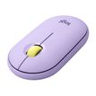 Logitech Pebble M350 - souris sans fil - lavande