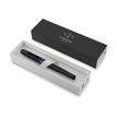 0404051330916-Parker IM Essential Vibrant Rings - Stylo plume noir/bleu - pointe fine-P_405133091_2-1