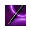 0404051330985-Parker IM Essential Vibrant Rings - Roller noir/violet - pointe fine-P_405133098_4-3