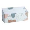 3173740249446-Parure de bureau en carton Abstract Faces - 4 pièces-P_405133314_3-1