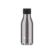 3614300019500-Les Artistes Paris - Gourde Bouteille isotherme 280 ml - argent - acier inoxydable-P_405133498_1-0