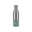 3614300042430-Les Artistes Paris - Gourde Bouteille isotherme 500 ml - inox et vert - acier inoxydable-P_405133537_1-0