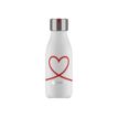 3614300042805-Les Artistes Paris - Gourde Bouteille isotherme 280 ml - Love - acier inoxydable-P_405133568_1-0