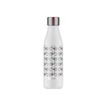 3614300042669-Les Artistes Paris - Gourde Bouteille isotherme 500 ml - blanc/vélos - acier inoxydable-P_405133650_1-0