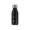 3614300042904-Les Artistes Paris - Gourde Bouteille isotherme 280 ml - marbre noir - acier inoxydable-P_405133659_1-0
