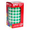 8410782048541-Apli kids - Rouleau de 4720 gommettes rondes - diamètre 10,5 mm - vert--0