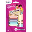 5014702145810-Avery - 30 étiquettes pour stylo - 50 x 10 mm - animaux-P_405134513_1-0
