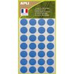Apli Agipa - 168 Pastilles adhésives recyclées - bleu - diamètre 15 mm - réf 101783