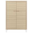 3483600819581-Armoire haute ABSOLU - L81 x H118 x P45 - 2 portes - Chêne structuré-P_405137466_2-1
