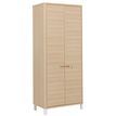 3483600819604-Armoire haute ABSOLU - L81 x H188 x P45 - 2 portes - Chêne structuré-P_405137468_1-0