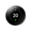 0813917021163-Nest Learning Thermostat 3rd generation - thermostat connecté - acier inoxydable-P_405138181_1-0