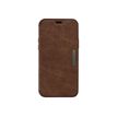 0840104215883-OtterBox Strada Series Folio - porte folio en cuir pour iPhone 12, 12 Pro - marron-P_405140150_2-0