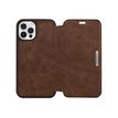 0840104215883-OtterBox Strada Series Folio - porte folio en cuir pour iPhone 12, 12 Pro - marron-P_405140150_7-6