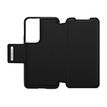 0840104296554-OtterBox Strada Series - porte folio en cuir pour Samsung Galaxy S22 - noir-P_405140338_3-0