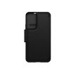 0840104296509-OtterBox Strada - porte folio en cuir pour Samsung Galaxy S22+ - noir-P_405140444_4-1