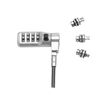 7640158668900-DICOTA Security Combination Lock Exchangeable T/N/W Head - câble de sécurité - 2m - noi-P_405140489_2-1