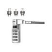 7640158668900-DICOTA Security Combination Lock Exchangeable T/N/W Head - câble de sécurité - 2m - noi-P_405140489_3-2
