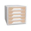 3462159017747-Nuance by CEP - Module de classement 5 tiroirs - blanc/hêtre-P_405141581_1-0