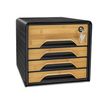 3462159018249-Silva by CEP - Module de classement 4 tiroirs - silva bamboo - blanc/bois-P_405141583_1-0
