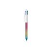 3086123713888-BIC 4 Couleurs Shine Gradient - Stylo à bille 4 couleurs - rose irisé-P_405142028_2-1