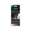 4005401164142-Faber-Castell Black Edition - Pack de 12 crayons de couleur - couleurs de tons de peau ass-P_405142435_3-0