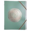 3130630568902-Exacompta Ellipse - Trieurs 6 compartiments à 3 rabats - A4 - Pour 180 feuilles - Timbre en or rose - gris, vert cé--5