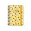 Agenda à spirale 1 semaine sur 2 pages - 8,5 x 13 cm - abeille - Legami