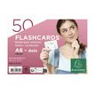 3130630103516-Exacompta Flashcards - 50 fiches bristols pour révisions sous anneau - 10,5 x 14,8 cm (A6-P_405143899_2-1