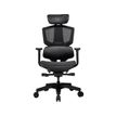 4710483774089-Fauteuil gamer ARGO ONE BLACK- accoudoirs réglables - appuie-tête intégré - noir-P_405144744_2-1