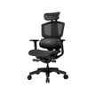 4710483774089-Fauteuil gamer ARGO ONE BLACK- accoudoirs réglables - appuie-tête intégré - noir-P_405144744_3-2