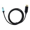 8595611703317-i-Tec - Câble DisplayPort - USB-C (M) pour DisplayPort (M) - Thunderbolt 3 - 2 m - suppor-P_405145406_2-1